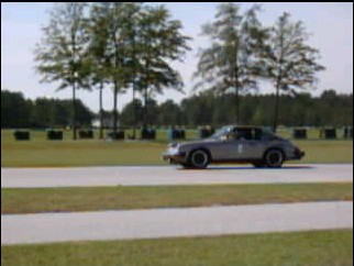Porsche on track